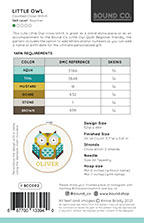 Little Owl Cross Stitch Pattern by Bound Co.