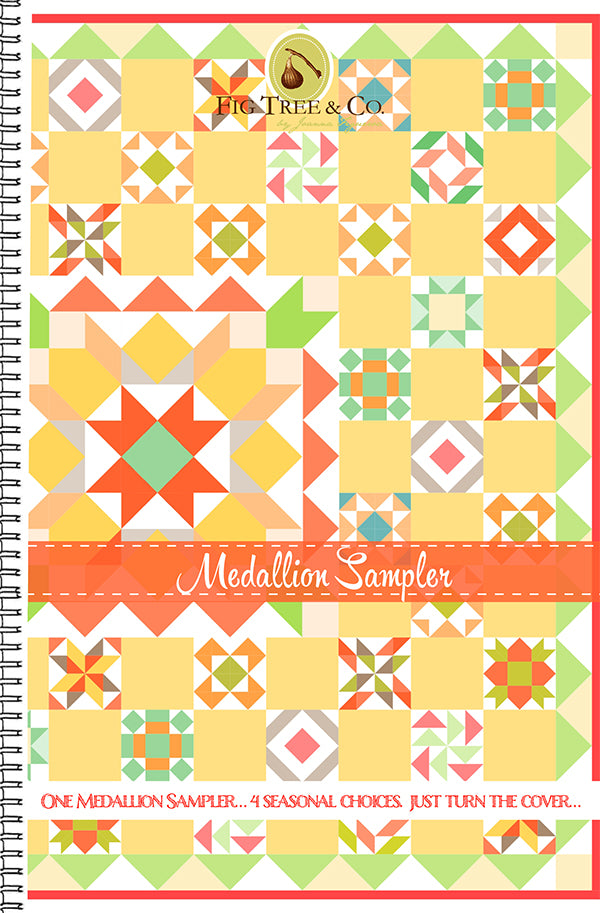 Medallion Sampler Quilt Pattern by Fig Tree & Co
