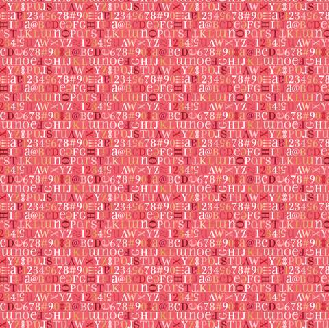 Kaisley Rose Red Mia Yardage by Lori Woods for Poppie Cotton Fabrics