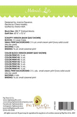 Nine Patch Blooms Quilt Pattern by Fig Tree & Co.