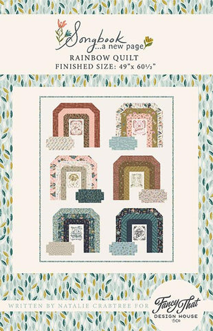 Rainbow Quilt Quilt Pattern by Fancy That Design House