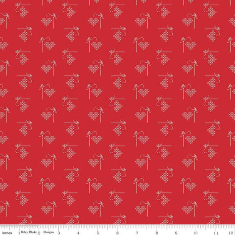 Bee Basics Red Heart Yardage by Lori Holt for Riley Blake Designs