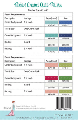 Rockin' Around Quilt Pattern by It's Sew Emma