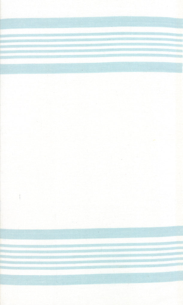 Rock Pool Toweling Seaglass Aqua Stripe yardage by Pieces to Treasure for Moda Fabrics