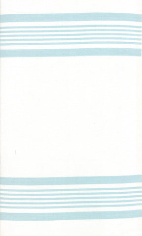 Rock Pool Toweling Seaglass Aqua Stripe yardage by Pieces to Treasure for Moda Fabrics