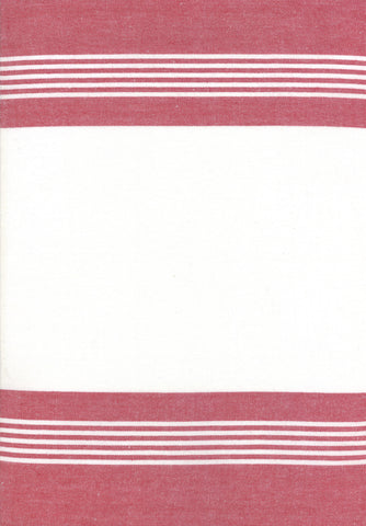 Rock Pool Toweling Anemone Red Stripe yardage by Pieces to Treasure for Moda Fabrics