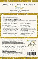 Songbook Pillow Bundle Pattern by Fancy That Design House