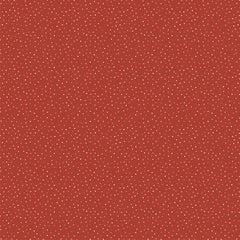 Country Confetti Red Speckled Hen Yardage by Lori Woods for Poppie Cotton Fabrics