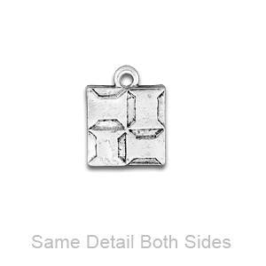 Spool Quilt Block Zipper Pull or Sewing Charm