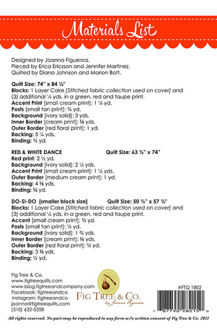 Square Dance Quilt Pattern by Fig Tree & Co.