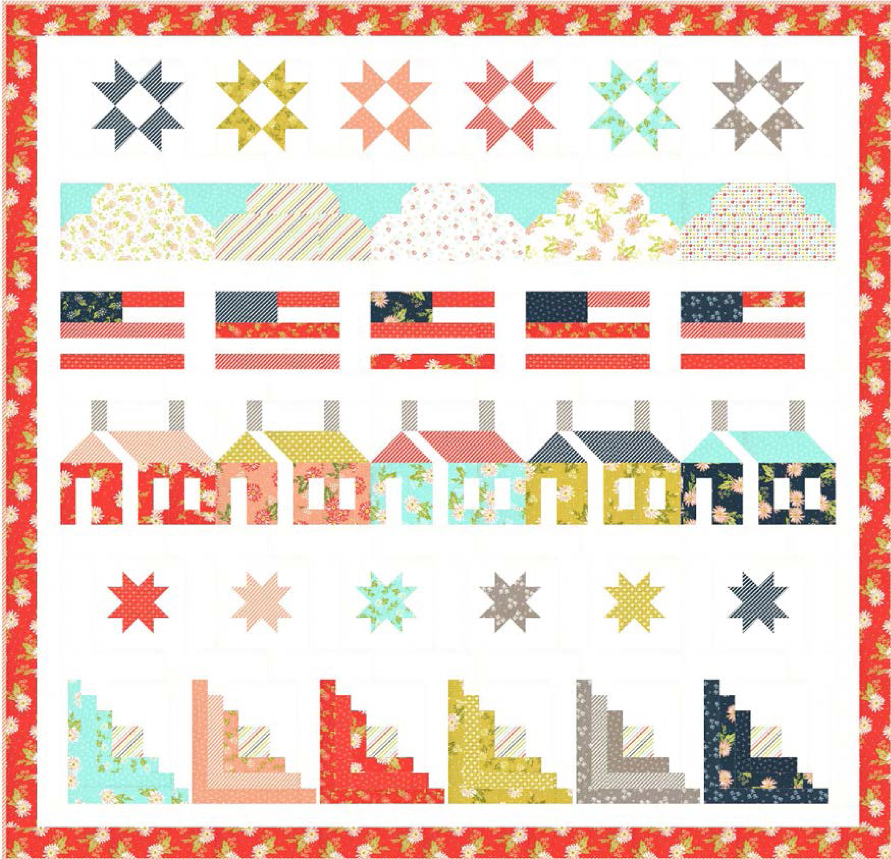 Happy Days Land I Love Quilt Kit
