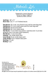 Stars & Stripes Forever Quilt Pattern by Fig Tree & Co.