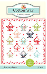 Summer Love Quilt Pattern by Bonnie Olaveson for Cotton Way