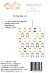 Summertime Quilt Pattern by Chelsi Stratton Designs
