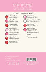 Sweet Sentiment Quilt Pattern by Stacy Iest Hsu