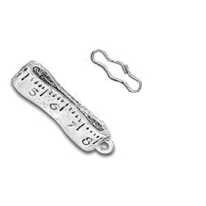 Tape Measure Zipper Pull or Sewing Charm