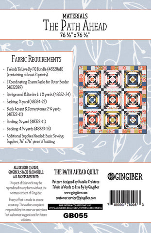 The Path Ahead Quilt Pattern by Gingiber