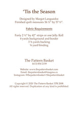 Tis The Season Quilt Pattern by The Pattern Basket