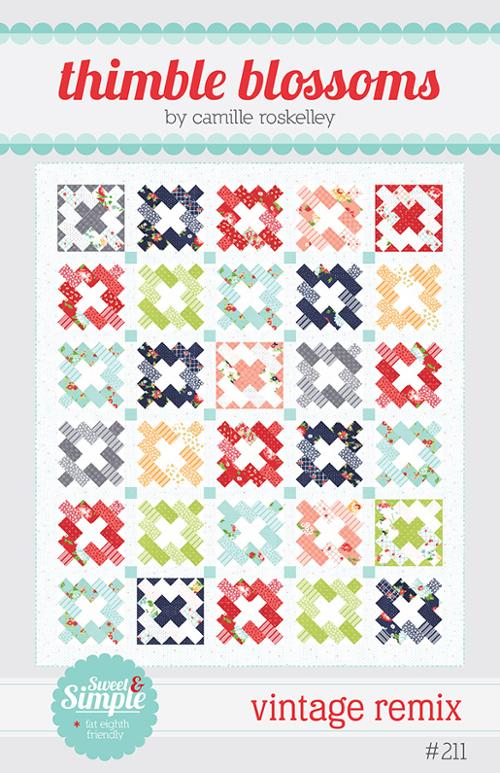Vintage Remix Quilt Pattern by Thimble Blossoms
