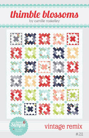 Vintage Remix Quilt Pattern by Thimble Blossoms