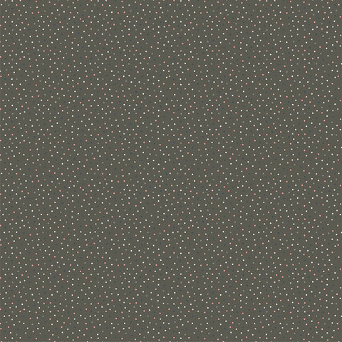 Country Confetti Dark Gray Weathered Wood Yardage by Lori Woods for Poppie Cotton Fabrics