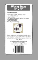 Wooly Stars Quilt Pattern by Coriander Quilts