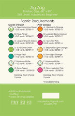 Zig Zag Quilt Pattern by Stacy Iest Hsu