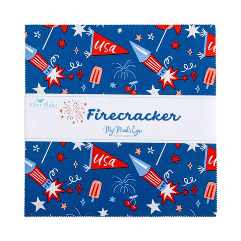 Firecracker 10" Stacker by My Mind's Eye for Riley Blake Designs