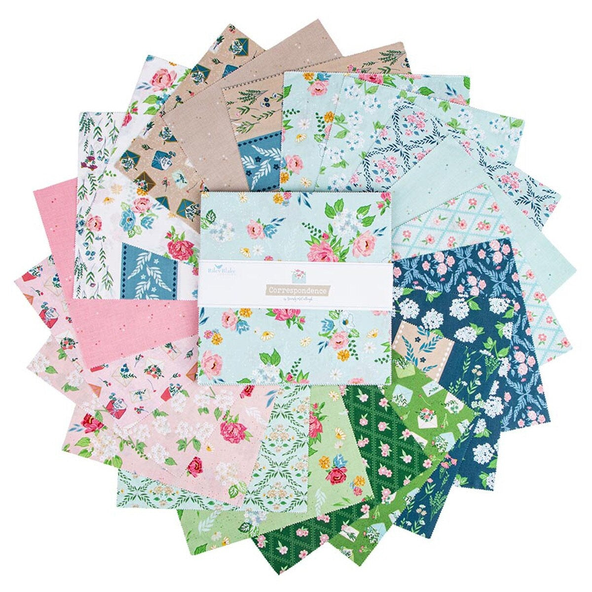 Correspondence 10" Stacker by Beverly McCullough for Riley Blake Designs