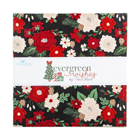 Evergreen Wishes 10" Stacker by Traci Reed for Riley Blake Designs