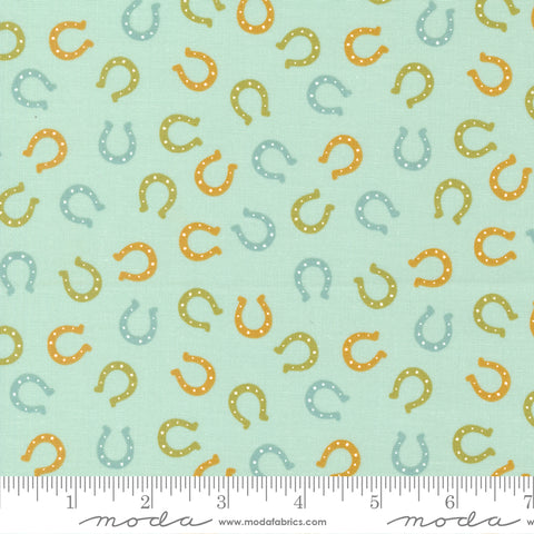 BOLT END 18" Ponderosa Sky Lucky Horseshoe Yardage by Stacy Iest Hsu for Moda Fabrics