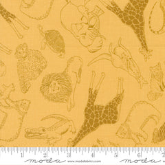 Noah's Ark Sunburst Animal Toss Yardage by Stacy Iest Hsu for Moda Fabrics