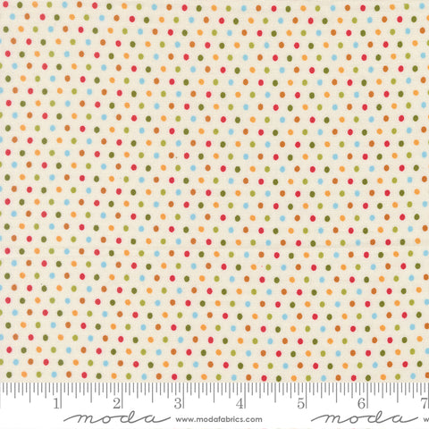 Animal Park Fun Dove Dotty Yardage by Stacy Iest Hsu for Moda Fabrics