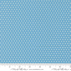 Animal Park Fun Bluebird Dotty Yardage by Stacy Iest Hsu for Moda Fabrics
