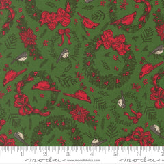 Holiday Cheer Evergreen Deck The Halls Yardage by Stacy Iest Hsu for Moda Fabrics