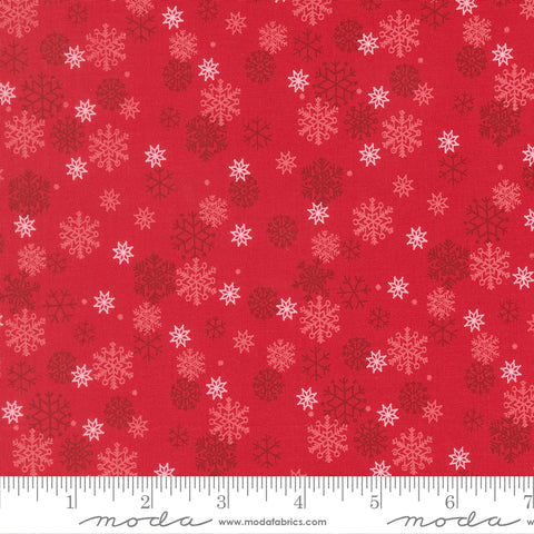 Holiday Cheer Poinsettia Snow Flurry Yardage by Stacy Iest Hsu for Moda Fabrics