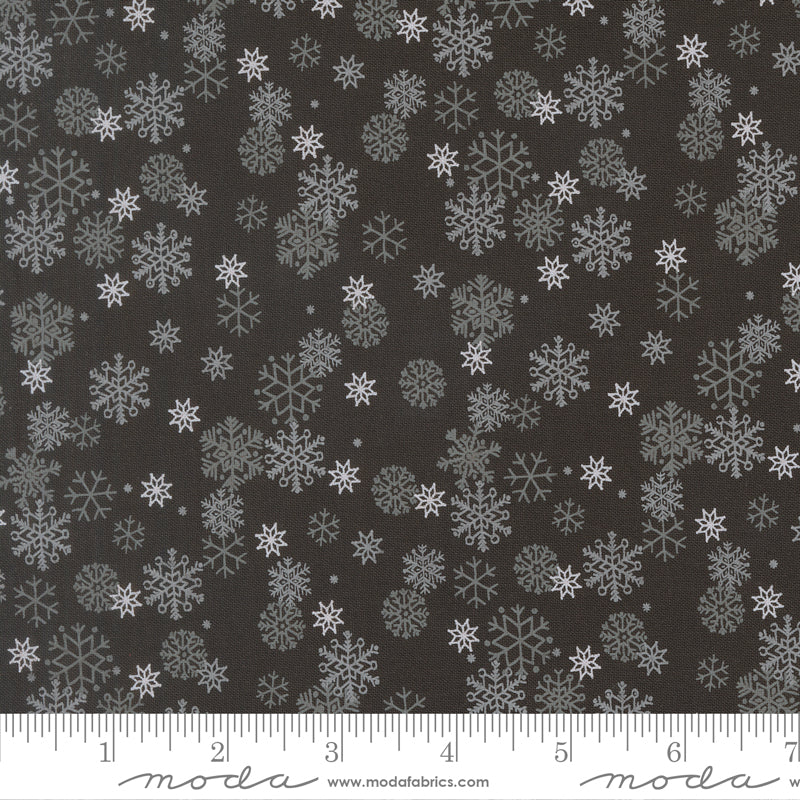 Holiday Cheer Midnight Snow Flurry Yardage by Stacy Iest Hsu for Moda Fabrics