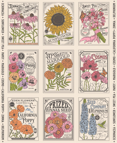 PREORDER My Secret Garden Fat Quarter Bundle by Stacy Iest Hsu for Moda Fabrics