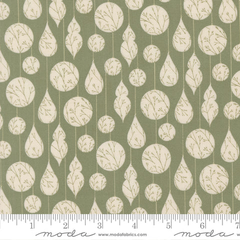 Gingerbread Lane Mistletoe Crystal Ornaments Yardage by Kiley's Quilt Room for Moda Fabrics