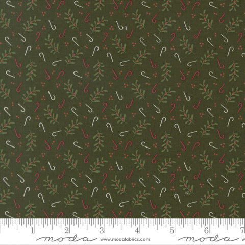 Gingerbread Lane Pine Holly Candy Yardage by Kiley's Quilt Room for Moda Fabrics