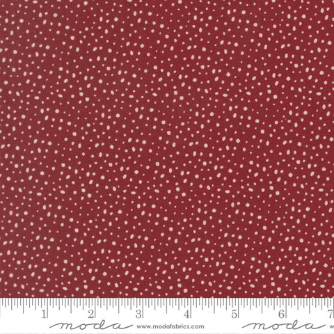 Gingerbread Lane Cranberry Flurry Yardage by Kiley's Quilt Room for Moda Fabrics