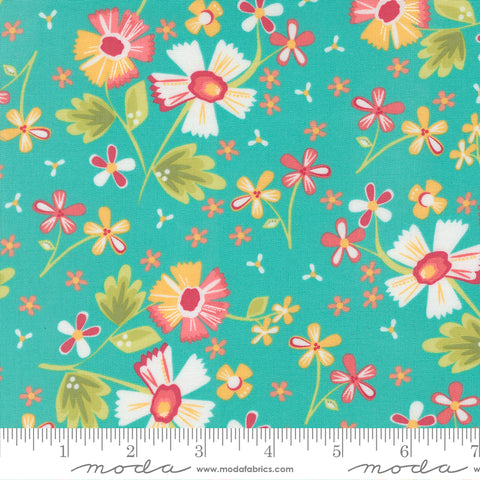 In The Garden Bermuda Garden Flowers Yardage by Corey Yoder for Moda Fabrics