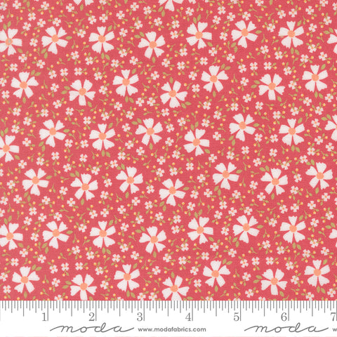 In The Garden Strawberry Bloom and Blossom Yardage by Corey Yoder for Moda Fabrics