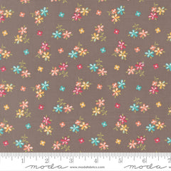 In The Garden Slate Love Me Yardage by Corey Yoder for Moda Fabrics