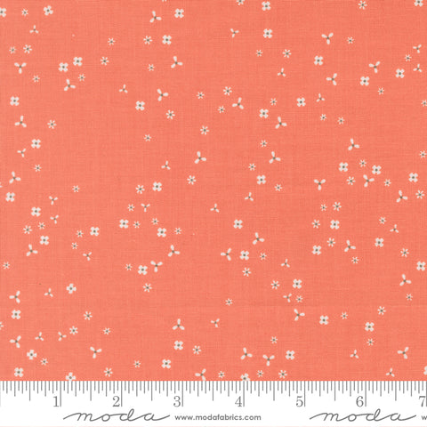 In The Garden Coral Flutter Yardage by Corey Yoder for Moda Fabrics