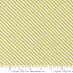 In The Garden Pistachio Bias Stripe Yardage by Corey Yoder for Moda Fabrics