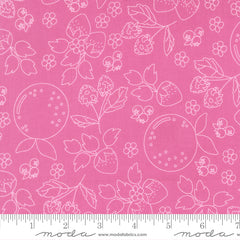 Fruit Salad Petal Pink Fruit Sketch Yardage by Corey Yoder for Moda Fabrics