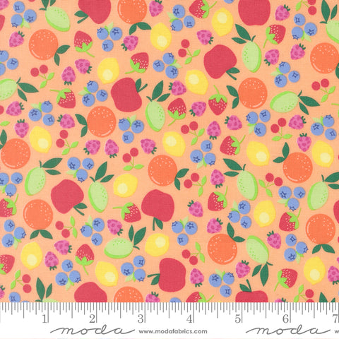 Fruit Salad Cantaloupe Fruit Cup Yardage by Corey Yoder for Moda Fabrics