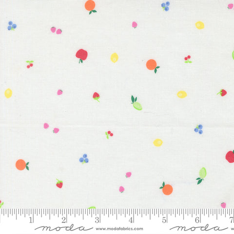 Fruit Salad Off White Fruit Snack Yardage by Corey Yoder for Moda Fabrics