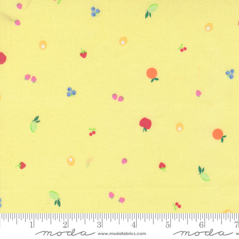 Fruit Salad Lemon Fruit Snack Yardage by Corey Yoder for Moda Fabrics